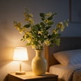 thumbnail image 5 of MMJ Artificial Flowers Silk Rose Jasmine 31.50in Tall Lifelike Faux Stem Vase Arrangement Home Living Room Elegant Accent, 5 of 6