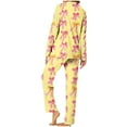 thumbnail image 4 of Purcolt Pajamas for Women Set Long Sleeve Button Down Sleepwear Soft Pjs Sets 2 Piece Lounge Sets with Pocket, 4 of 5