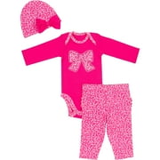 3pc Set Girl Nb - Bow