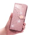 thumbnail image 6 of Glitter Bling Case for Motorola Moto G Stylus 5G 2024, Flip Cover Mandala Embossed Stylish Luxury Wallet Case with Cards Holder & Hand Wrist Shiny Diamond Design Phone Case for Girls Women, Rosegold, 6 of 6