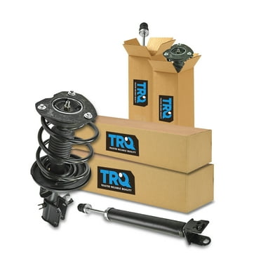 TRQ Front and Rear Complete Strut Assembly & Shock Absorber Kit Complete Strut & Coil Spring Assembly Fits Select 2009-2014 Nissan Maxima