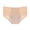 Khaki, variant on Women's Cotton High Waist Leak Guard Briefs Menstrual Panties for Extended Wear Daily Care Relax Underwear