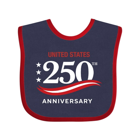 Inktastic United States 250th Anniversary Celebration Boys or Girls Baby Bib