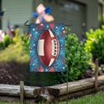 thumbnail image 2 of Ryvnso Football on Flag Pattern Garden Flag 28x40 Inch Double Sided Seasonal Yard Decoration, 2 of 6