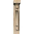 thumbnail image 2 of Ekena Millwork 3 1/2"W x 14"D x 18"H Merced Block Smooth Bracket w/ Offset Brace, Douglas Fir, 2 of 25