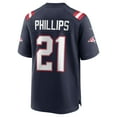 thumbnail image 3 of Men's Nike Adrian Phillips Navy New England Patriots Game Jersey, 3 of 4