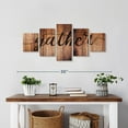 thumbnail image 2 of Elephant Stock Gather Typography Ii Wall Art - Horizontal Multi Panel Canvas - Living Room Wall Decor - Wall Signs Multi Panel - Brown And Black Decor - 29" x 12", 2 of 4