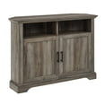 thumbnail image 6 of Walker Edison Two-Door Corner TV Stand for TVs up to 48", Grey Wash, 6 of 11