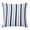 Gray Blue, variant on Throw Pillow Covers 26 x 26 Inch, Teal Aqua Stripe Cotton Linen Pillows Cases, Gradient Geometric White Vertical Striped Square Cushion Covers for Couch Sofa Bed