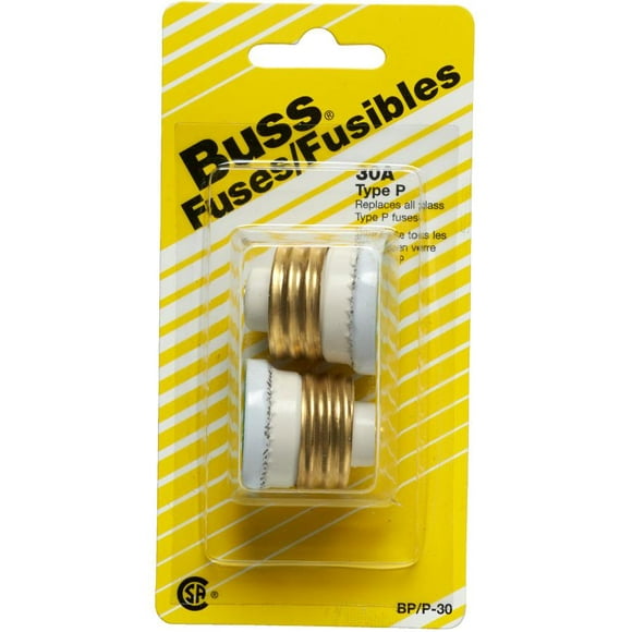 2 Pack 30 Amp P Plug Fuses