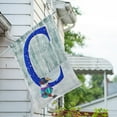 thumbnail image 3 of America Forever Winter Monogram Letter C House Flag Vertical Double Sided 28 x 40 inches Snowman in Winter Holiday Seasonal Flags for Outdoor, Yard, Porch Decoration, Merry Christmas House Flag, 3 of 5