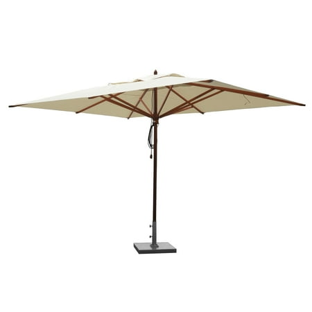Greencorner Mahogany 10 X 13 Ft Rectangular Patio Umbrella Greencorner Mahogany 10 X 13 Ft Rectangular Patio Umbrella