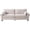 Creamy Beige, variant on DEALTOPS 83" Corduroy Loveseat Sofa, 850lbs Heavy Duty 2-Seater Couch, Iron & Wood Frame, Sage Green