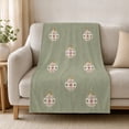 thumbnail image 6 of Sahpxhe Christmas Flannel Throw Blanket with Christmas Ball Design,Ultra Soft Reversible Winter Blanket for Couch and Bed,Cozy Christmas Home Decor,39.4x27.6in Green-S, 6 of 6