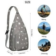 thumbnail image 2 of Color Splash Sling Backpack - Vibrant Paint-Inspired Pattern Crossbody Bag, Fashionable Anti-Theft Design, 2 of 4