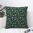 thumbnail image 4 of Pofeuu Dinosaur and Bone Print Double-sided plush pillowcase Square Throw Pillow Covers Pillows Cover for Living Room Bedroom Sofa Couch Cushion Cover（No pillow core）-12"x12", 4 of 7