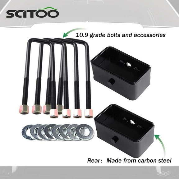 SCITOO 3 inch Rear Leveling lift kit for Nissan 2004-2018 Lift Strut Spacer Compatible for Nissan Titan 5.6L 2004-2018 Rear Lift Blocks