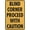 Warning Sign 1, variant on Blind Intersection Sound Horn 8"x12" Traffic Metal Tin Sign (L6991), Industrial Commercial Series Sign, Traffic Warning Sign