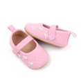 thumbnail image 7 of Fesfesfes Baby Boy Girl Shoes Cute Pearl Non Slip Sneakers Breathable Lightweight Toddler First Walking Shoes Soft Soled Toddler Shoes(Pink#1,0-6 Months), 7 of 7