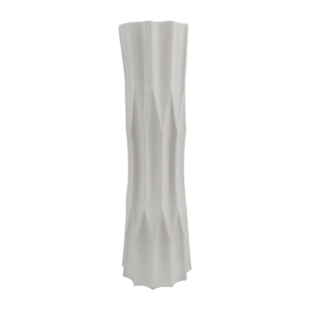 Jarrón de flores Arreglos florales Jarrón decorativo irrompible Contenedor floral para Blanco