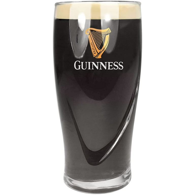 Guinness Beer 20 Oz Pub Glass W/ Harp Brewed In Dublin Ireland Stout Gravity - Foto 7