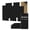 Black, variant on CHARMEEZ Acoustic Panels Self Adhesive Sound Absorbing Panel for Studio, High Density Sound Panels Acoustical Treatments Wall Tiles For Home Office Gaming Room 24" x 12" x 0.4"
