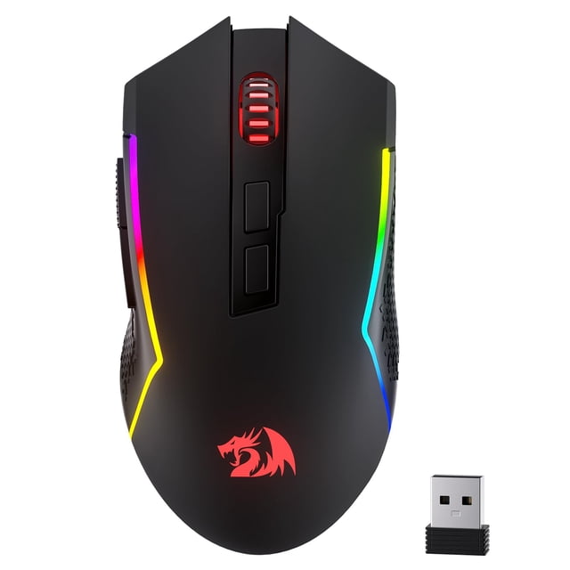 Ratón inalámbrico para juegos Redragon M693 LIT 12800 DPI