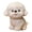 White, variant on YIFAEUX Cute Dog Plush Doll 20/30cm Realistic Soft Fluffy Stuffed Puppy with Playful Tongue Travel Companion Gift for Boys Girls