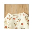 thumbnail image 4 of Gureui Infant Baby Girls Boys Cute Cartoon Elk Print Long Sleeve Romper Christmas Jumpsuit Playsuit, 4 of 7
