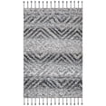 thumbnail image 3 of SAFAVIEH Casablanca Gorden Geometric Shag Area Rug, Charcoal, 5' x 8', 3 of 10