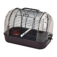 thumbnail image 3 of koolsoo Bird Cage Easy to Clean Easy Carrying Sturdy Bird Carrier Parrot Outing Cage for L Coffee, 3 of 9