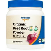 Nutricost Organic Beet Root Powder 1 lb - Superfood, Certified USDA Organic