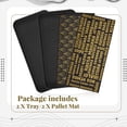 thumbnail image 3 of Lot de 2 Plateaux Tapis pour Bottes Plateau pour Nourriture pour Animaux Intérieur Extérieur Tapis Robuste pour Chaussures Mouillées pour Entrée Rangement pour Chaussures, 3 of 6