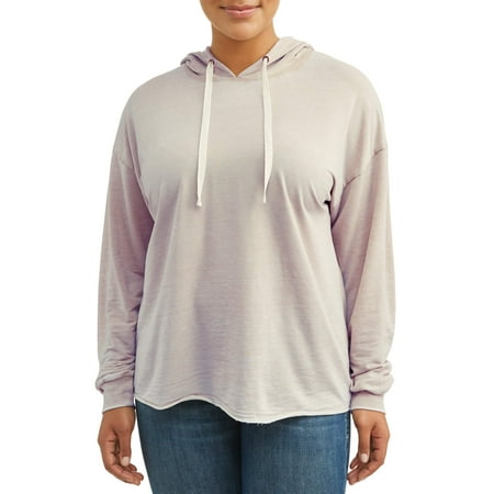 - Juniors' Plus Size Embroidered Hoodie