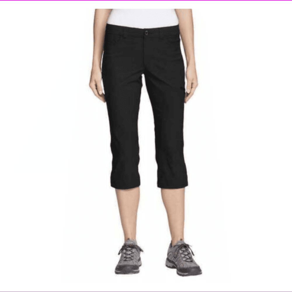 Eddie Bauer Women's Rainier Capri – Outdoor Performance Capris For Hiking, Travel & Adventure