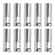 thumbnail image 1 of 10 piezas Sincero Tubo de metal para portalámparas de vela E14 25x80mm Cromo, 1 of 10