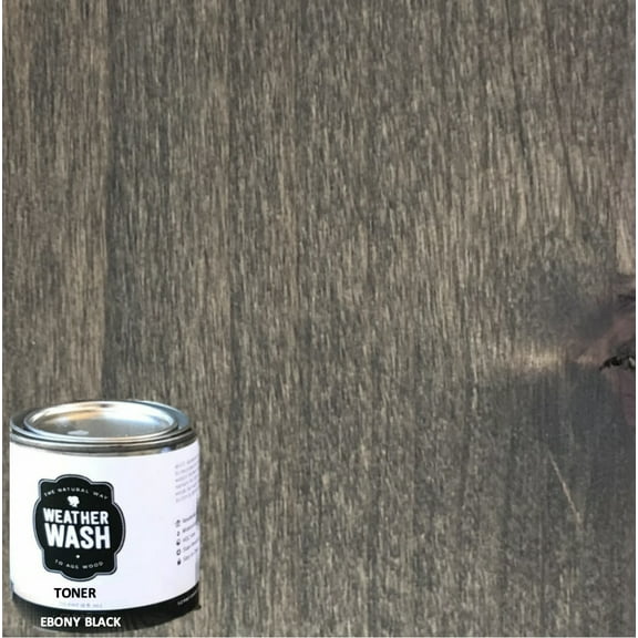8 oz. Weatherwash Ebony Black Oil Toner Oil-Based Interior Wood Stain