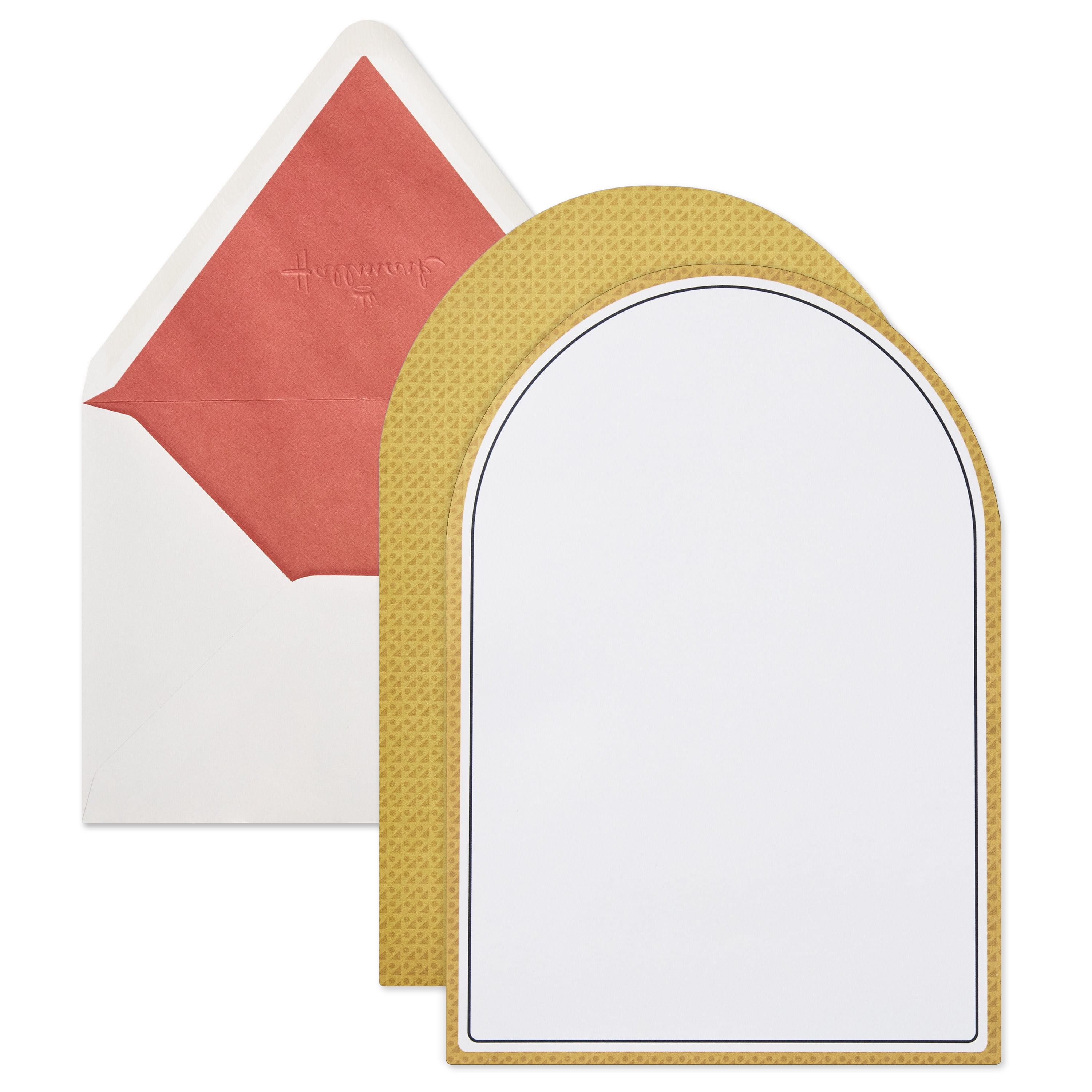 Hallmark Stationery Set With Seals (Arched Plaid and Patterned), 12 sheets