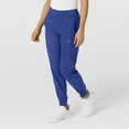 thumbnail image 4 of Wink W123 Women's Comfort Waist Cargo Jogger Scrub Pant Petite, Galaxy Blue, 1X Womens, 4 of 6