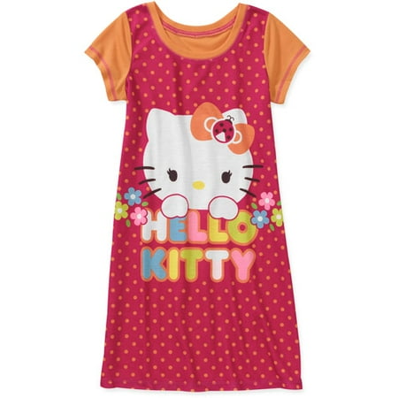 Hello Kitty Lady Bug Girls Short Sleeve