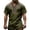 Army Green, variant on TrendOFT Summer Shirts for Men Vintage Nordic Viking Element Printed Short Sleeve Crew Neck Loose Breathable Retro Fashion Mens Tops Army Green S