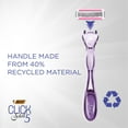 thumbnail image 6 of (1 pack) BIC Soleil Click 5 Women's Disposable Razor with Handle, 3 Count, 6 of 13