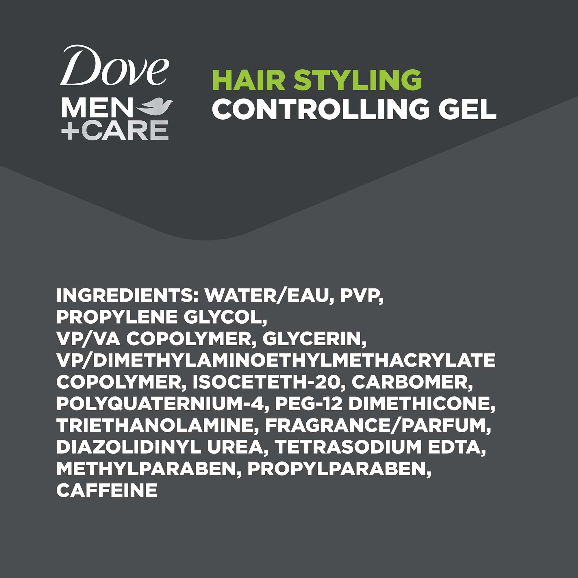 Dove Men+Care Strong Hold Control Gel for Thicker Healthier Looking Hair  Styling Hair Products 7oz 