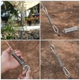 thumbnail image 2 of 6pcs Rope Tensioner Professional Rope Tensioner Portable Rope Buckle Multi-function Rope Tensioner Stainless Spring Buckle, 2 of 6