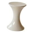 thumbnail image 2 of jifeng Tabouret Repose-Pieds de Rangement en Forme de Sablier Design Simple pour Usage Intérieur 44x31 cm Blanc, 2 of 9