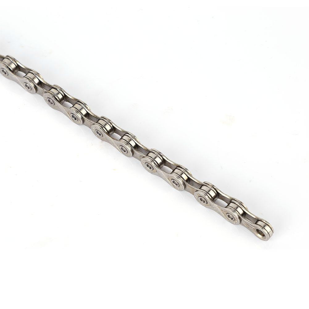 Keenso Bike Chain Bicycle Chain High-grade Steel FSC F90 8/9 Speed Chargeable Chain 21/24/27 Speed for Road Bike Bicycle 