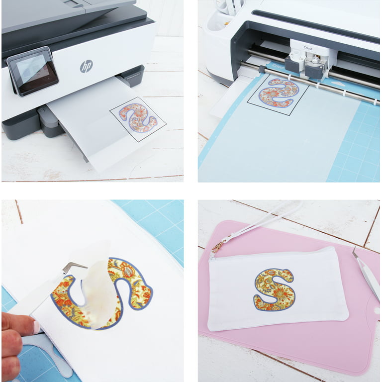 Printable iron makes this so easy. Easy weeding, works with an ink jet