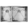 thumbnail image 2 of Elkay Crosstown Stainless Steel 31-1/2" x 18-1/2" x 9", 40/60 Double Bowl Undermount Sink Kit, 2 of 2