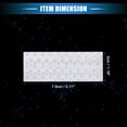 thumbnail image 6 of Unique Bargains 20 Pcs Reflective Stickers, 3.11"x1.18" Rectangle Shape Safety Tape Reflector Universal for Cars Trucks Trailers Waterproof PET White, 6 of 7