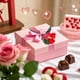 thumbnail image 5 of Specollect 4 Pcs Valentine's Day Heart Gift Box Decor, Artificial Floral Arrangement for Home Party Vase, Plastic Velvet Craft, Romantic Decoration, 5 of 9